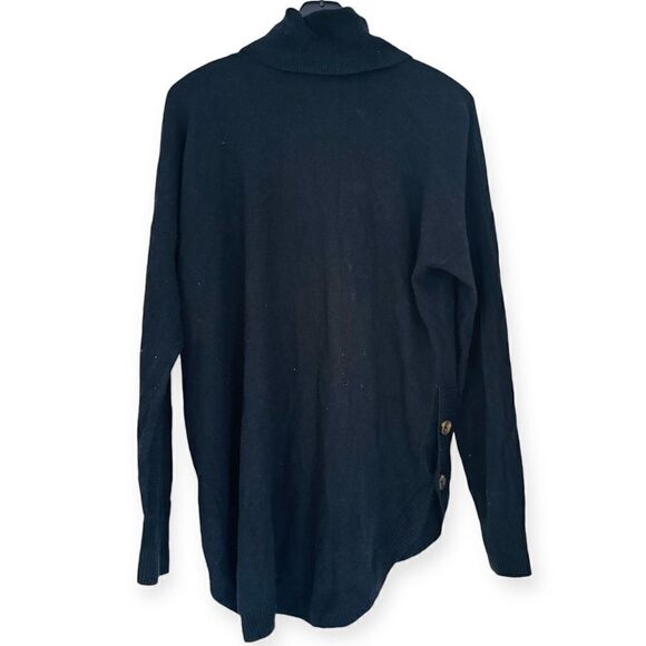 Madewell Crestland Side-Button Turtleneck Tunic Sweater Size Large - Picture 4 of 7